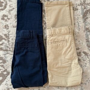 Boys Children’s Place Navy and Tan Pants size 10